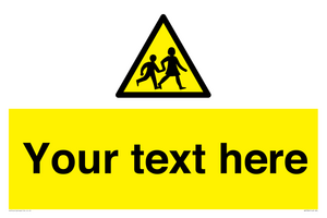 Custom Warning children Sign